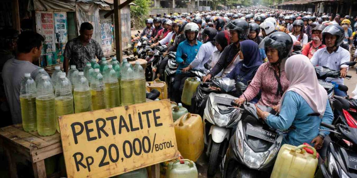 Pertalite Jadi Langka di Bagansiapiapi, Warga Harus Beli dengan Harga Lebih Tinggi