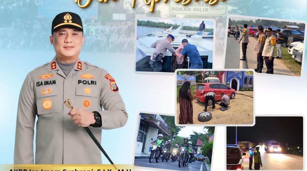 Kapolres Rohil AKBP Isa Imam Syahroni, S.I.K., M.H., menyampaikan ucapan terima kasih dan apresiasi terlaksananya operasi Ketupat 2026