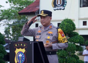 Kapolres Rohil Pimpin Apel Kesiapsiagaan Pengamanan Malam Takbiran