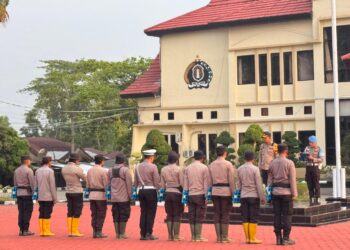 Langkah cepat Polres Rokan Hilir Perkuat Penanganan Karhutla, Puluhan Personel BKO Diterjunkan ke Sejumlah Polsek