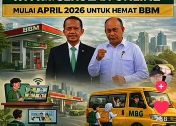 April Pemerintah siapkan Sekolah Daring , MBG Jalan terus 