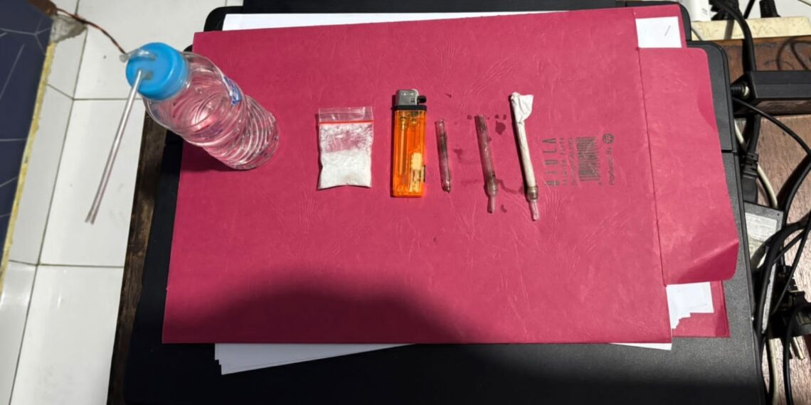 Polsek Panipahan Bekuk Dua Tersangka Sabu