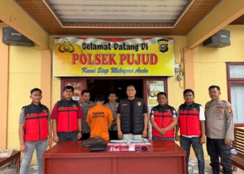 Sabu seberat 47,25 gram berhasil diamankan dari seorang pria diwilayah hukum Polsek pujud 