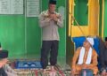 Harkamtibmas berjalan kondusif Kapolres Rohil bersama Brimob giat sholat jumat sebagai cooling system 