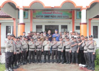 Sebagai komitmen Bersih dari narkoba Polres Rohil ganti seluruh personel polsek panipahan