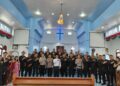Cooling system di Gereja HKBP menjadi sarana mempererat komunikasi antara Polri dengan masyarakat Palika pasca Aksi demo 